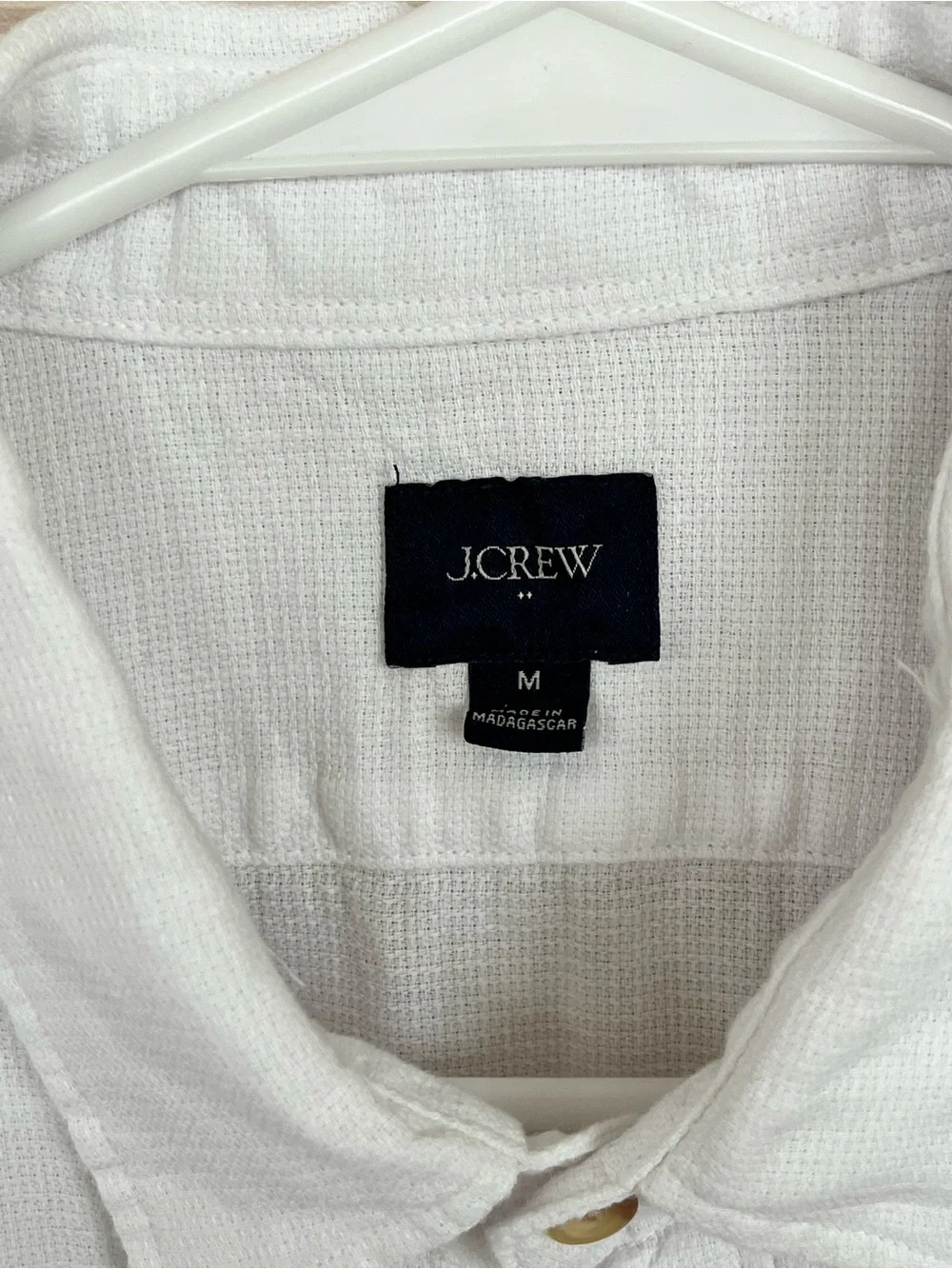 J Crew short sleeve harbor shirt size medium